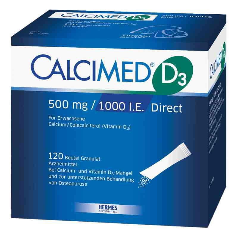 Calcimed D3 500mg/1000 I.E. Direct (120 stk) – PZN 12414072