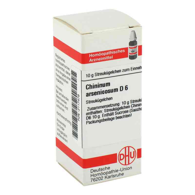 Chininum Arsenicosum D 6 Globuli (10 g) – PZN 2117479