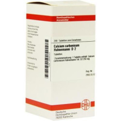 Calcium Carbonicum D 2 Tabletten Hahnemanni (200 stk) – PZN 2895053