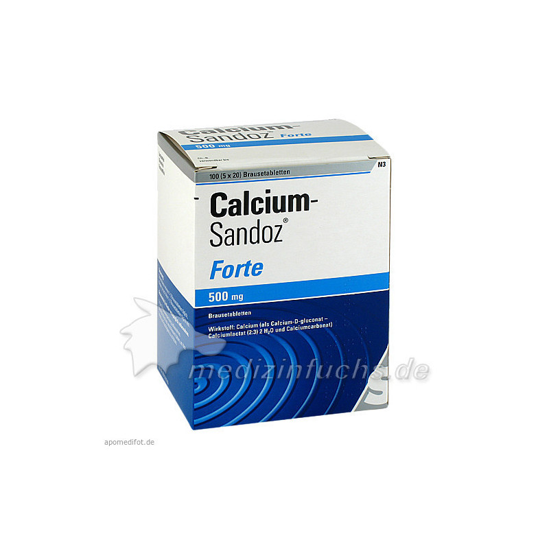 CALCIUM SANDOZ FORTE, 5X20 ST – PZN 169650
