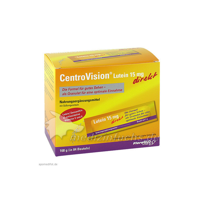 CentroVision Lutein 15mg direkt, 3X28 ST – PZN 3515437