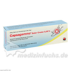 Capsagamma Dolor Creme 0.05%, 100 G – PZN 9647772