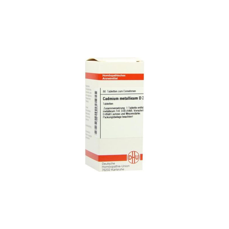 Cadmium Metallicum D 30 Tabletten (80 stk) – PZN 7455241