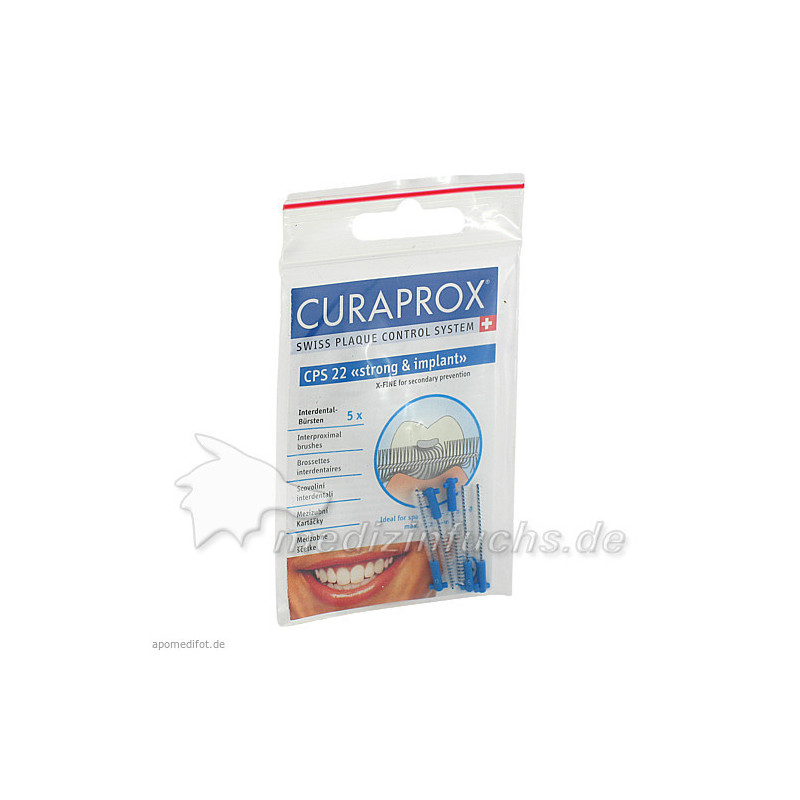 Curaprox CPS 22 blau Interdentalbürsten, 5 ST – PZN 4444254