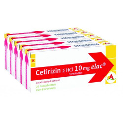 Cetirizindihydrochlorid elac 10mg, 5X20 ST – PZN 10979203