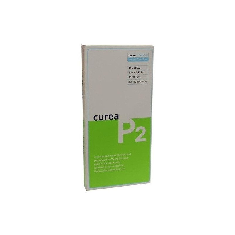 curea P2 10x20cm Superabsorbierender Wundverband, 10 ST – PZN 9238039