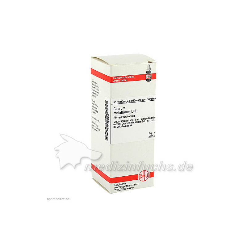 CUPRUM MET D 6, 50 ML – PZN 2897661
