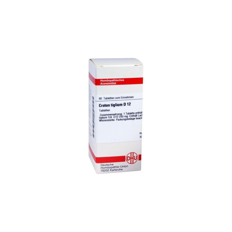 Croton Tiglium D 12 Tabletten (80 stk) – PZN 7166040