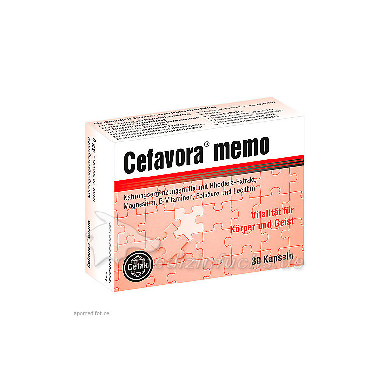 Cefavora memo (Weichgelatinekapseln), 30 ST – PZN 5748476