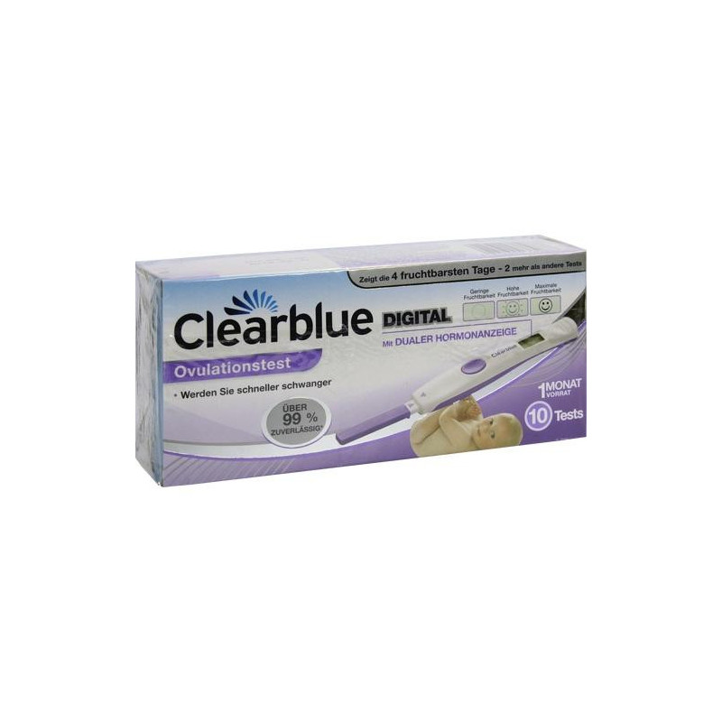 Clearblue DIGITAL Ovulationstest 2.0, 10 ST – PZN 10131080