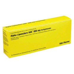 Alpha Liponsäure Aaa 600 mg Injektionsflaschen (5X50 ml) – PZN 4080585