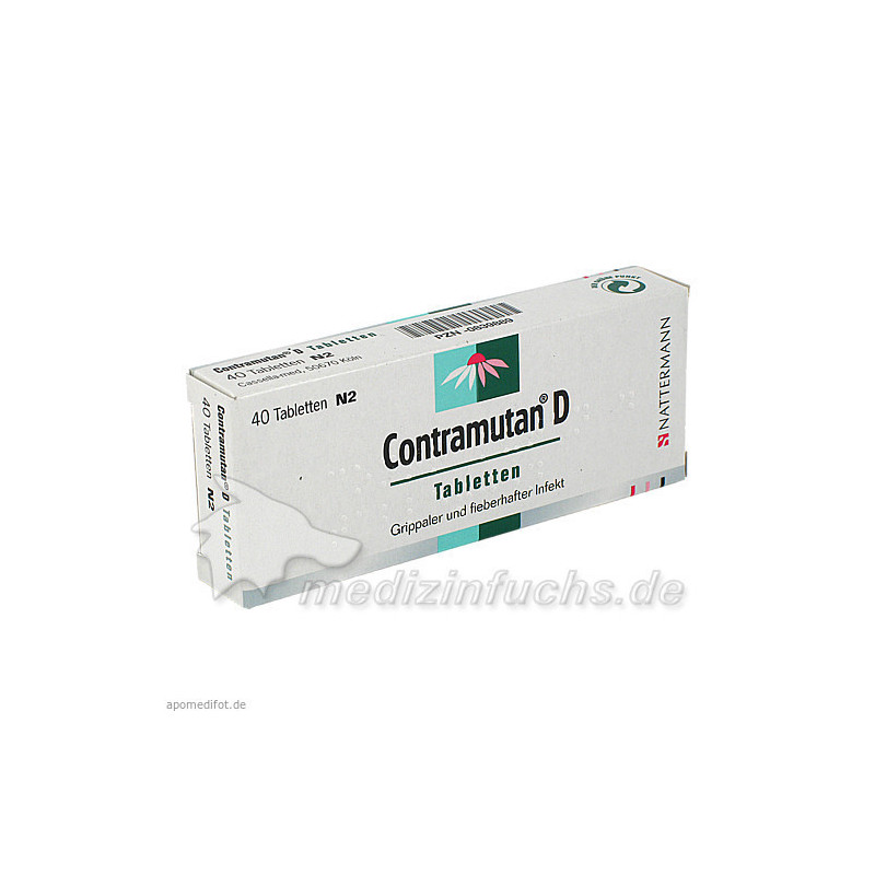 CONTRAMUTAN D Tabletten, 40 ST – PZN 839889