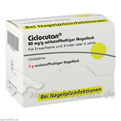 Ciclocutan 80mg/g wirkstoffhaltiger Nagellack, 3 G – PZN 9758276