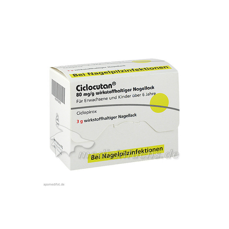 Ciclocutan 80mg/g wirkstoffhaltiger Nagellack, 3 G – PZN 9758276