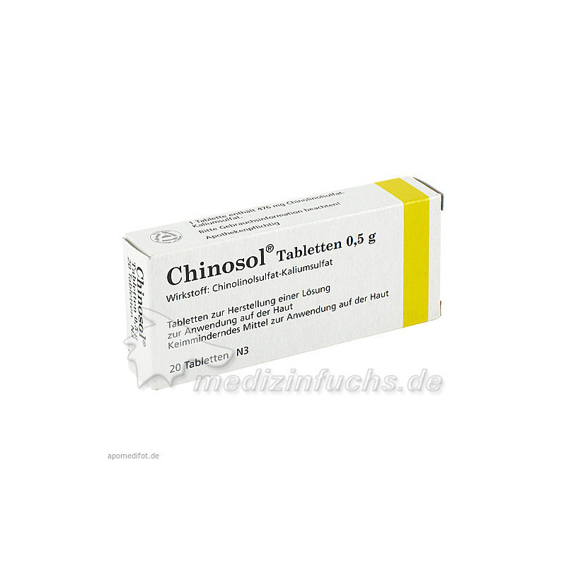 CHINOSOL 0.5g, 20 ST – PZN 6317666