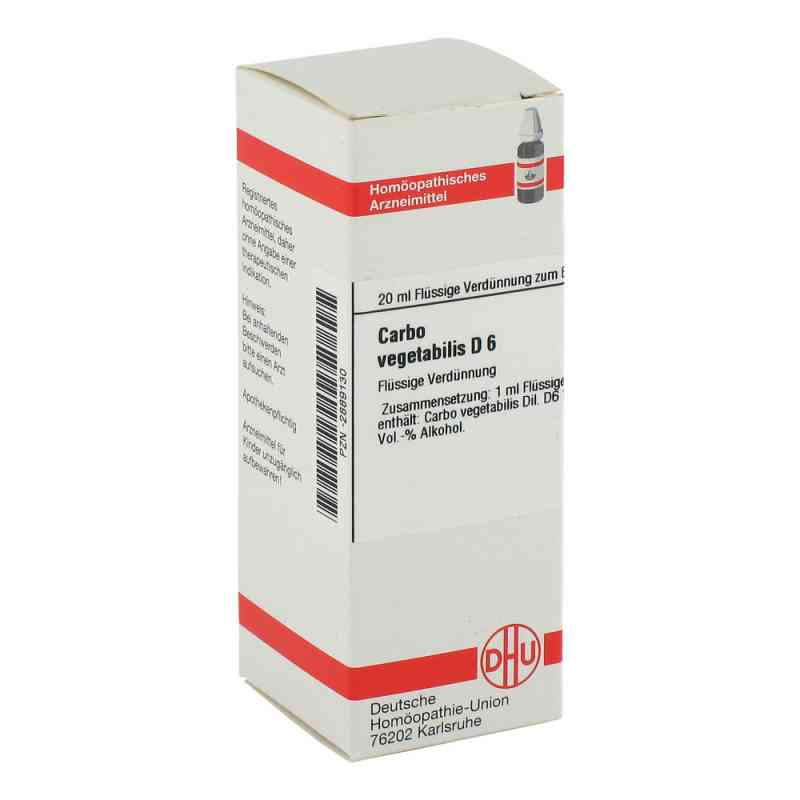 Carbo Vegetabilis D 6 Dilution (20 ml) – PZN 2889130