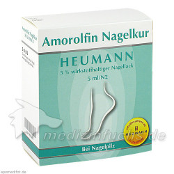 Amorolfin Nagelkur Heumann 5% wirkstoffh.Nagellack, 5 ML – PZN 9296203