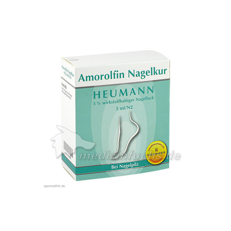 Amorolfin Nagelkur Heumann 5% wirkstoffh.Nagellack, 5 ML – PZN 9296203