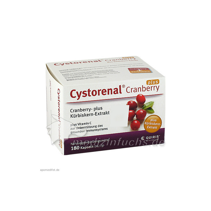 Cystorenal Cranberry plus, 180 ST – PZN 1174860