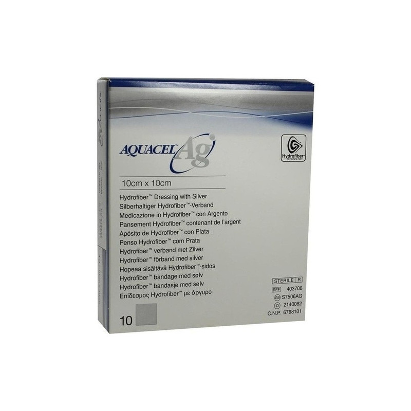 Aquacel AG 10x10cm, 10 ST – PZN 5502835