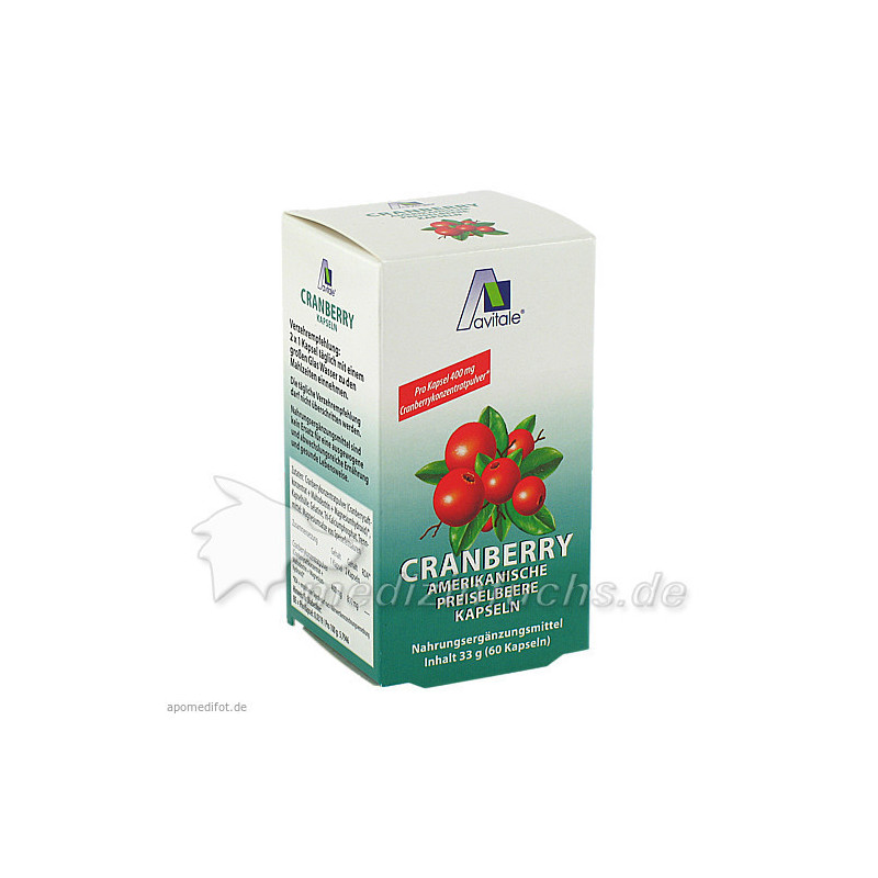 CRANBERRY hochdosiert 400mg, 60 ST – PZN 4125419