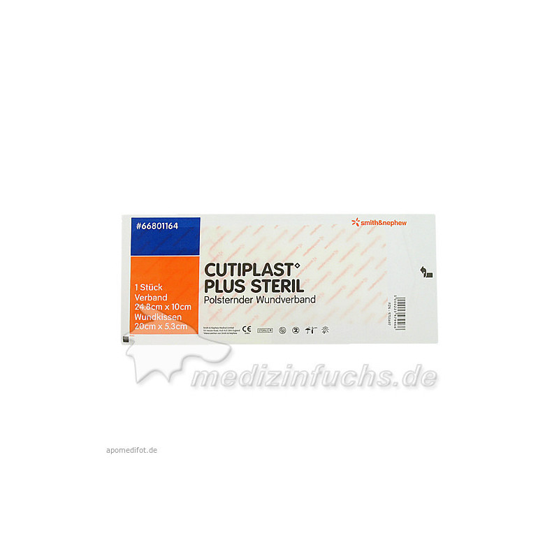 Cutiplast 10x24.8cm plus steril, 1 ST – PZN 9755697
