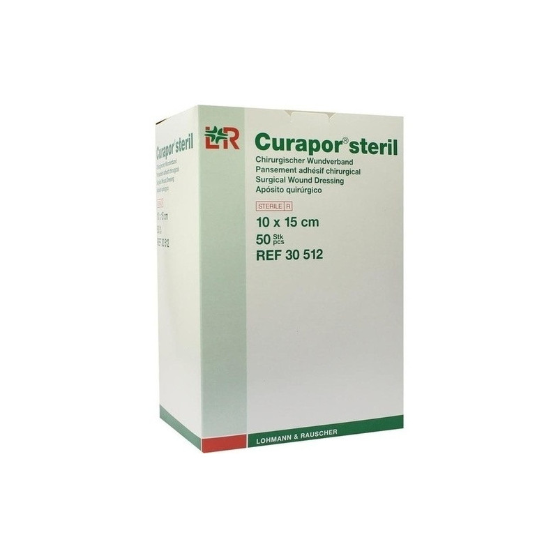CURAPOR Wundverband steril chirurgisch 10x15 cm, 50 ST – PZN 7299605