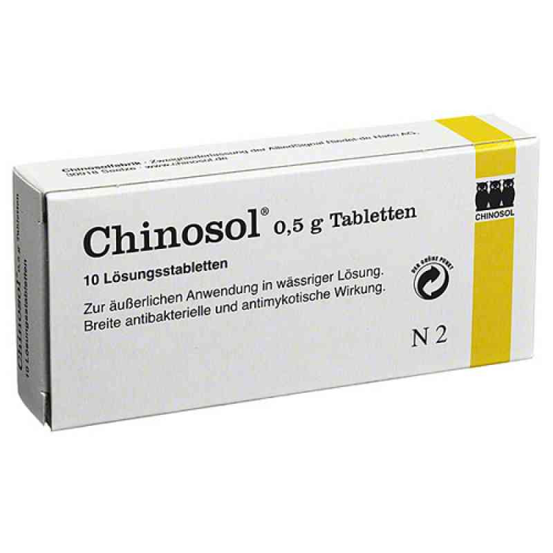 Chinosol 0,5g Desinfektionstabletten (10 stk) – PZN 207014