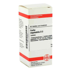 Carbo Vegetabilis D 3 Tabletten (80 stk) – PZN 1763881