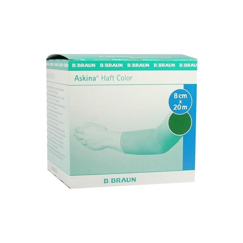 Askina Haft Color grün 8cmx20m, 1 ST – PZN 8752946