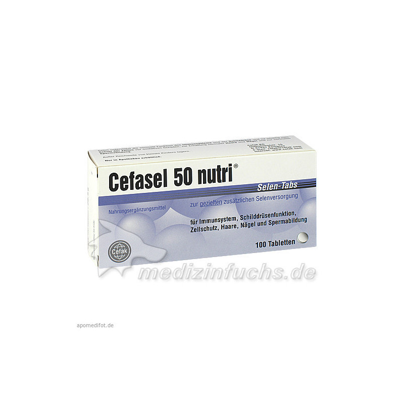 Cefasel 50 nutri Selen-Tabs, 100 ST – PZN 4522540