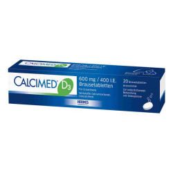 Calcimed D3 600mg/400 I.E. (20 stk) – PZN 9750116