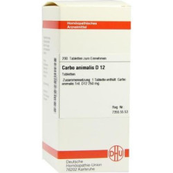 Carbo Animalis D 12 Tabletten (200 stk) – PZN 4210651