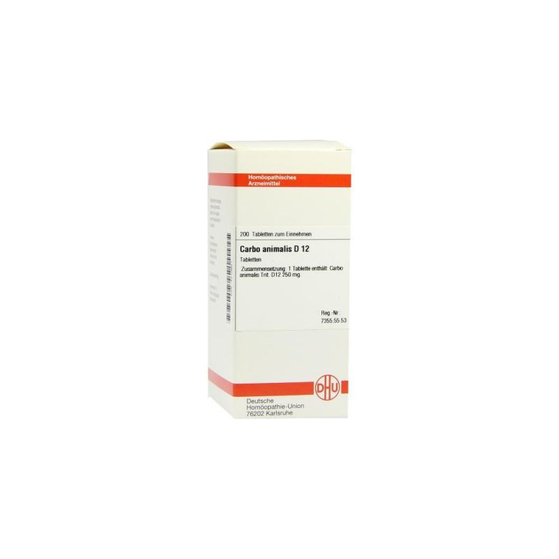 Carbo Animalis D 12 Tabletten (200 stk) – PZN 4210651