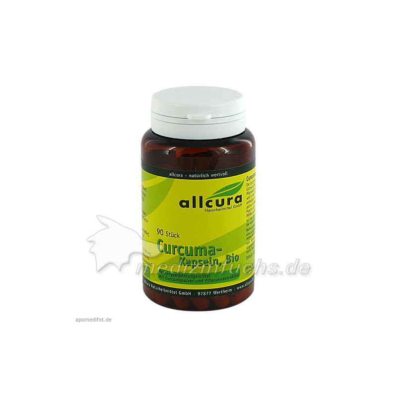 Curcuma Kapseln Bio, 90 ST – PZN 321543