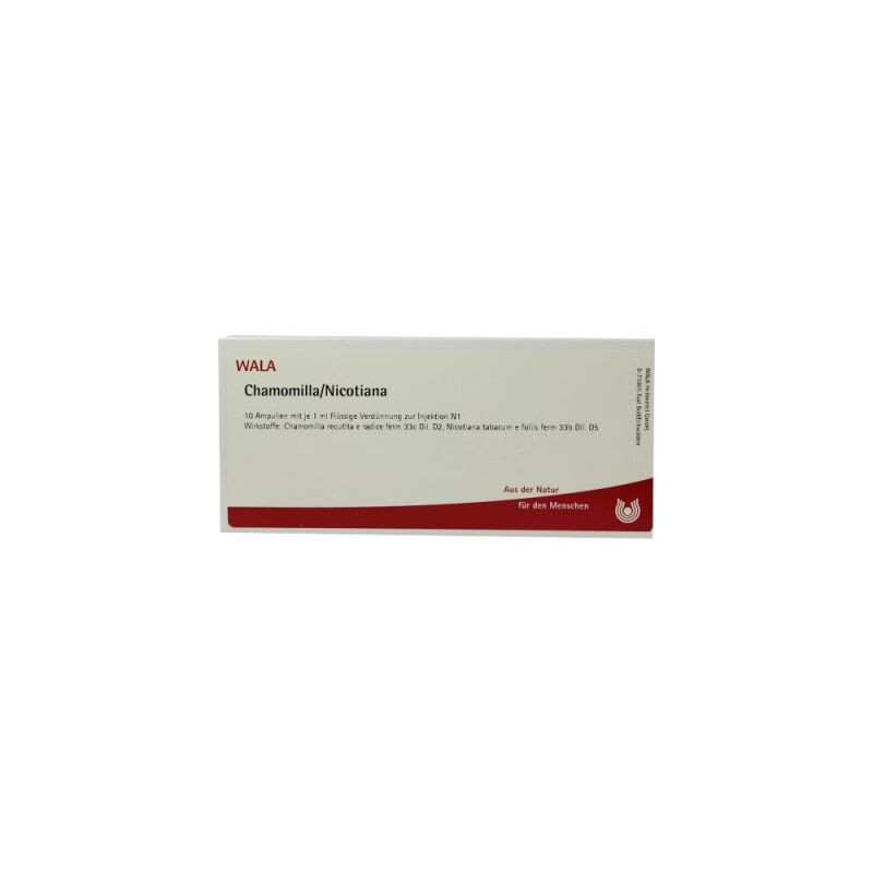 Chamomilla/nicotiana Ampullen (10X1 ml) – PZN 1751211
