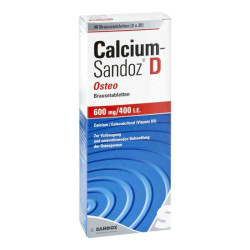 Calcium-Sandoz D Osteo 600mg/400 I.E. (40 stk) – PZN 2340154