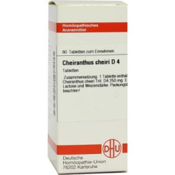 Cheiranthus Cheiri D 4 Tabletten (80 stk) – PZN 7164302