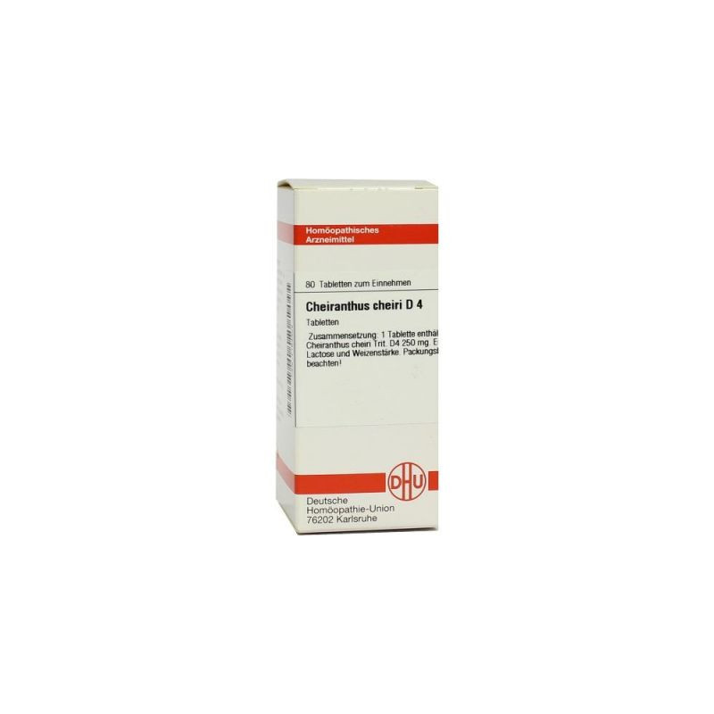 Cheiranthus Cheiri D 4 Tabletten (80 stk) – PZN 7164302