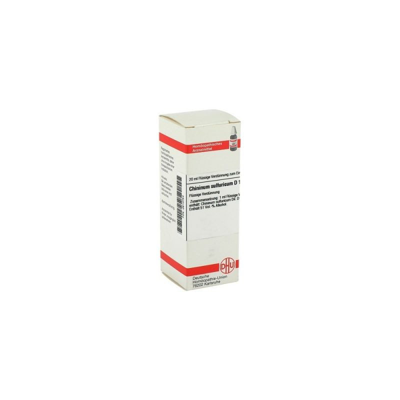 Chininum Sulfuricum D 12 Dilution (20 ml) – PZN 2610754
