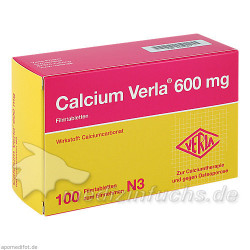 Calcium Verla 600mg, 100 ST – PZN 1397867