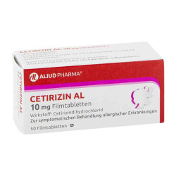 Cetirizin AL 10mg (50 stk) – PZN 2406628