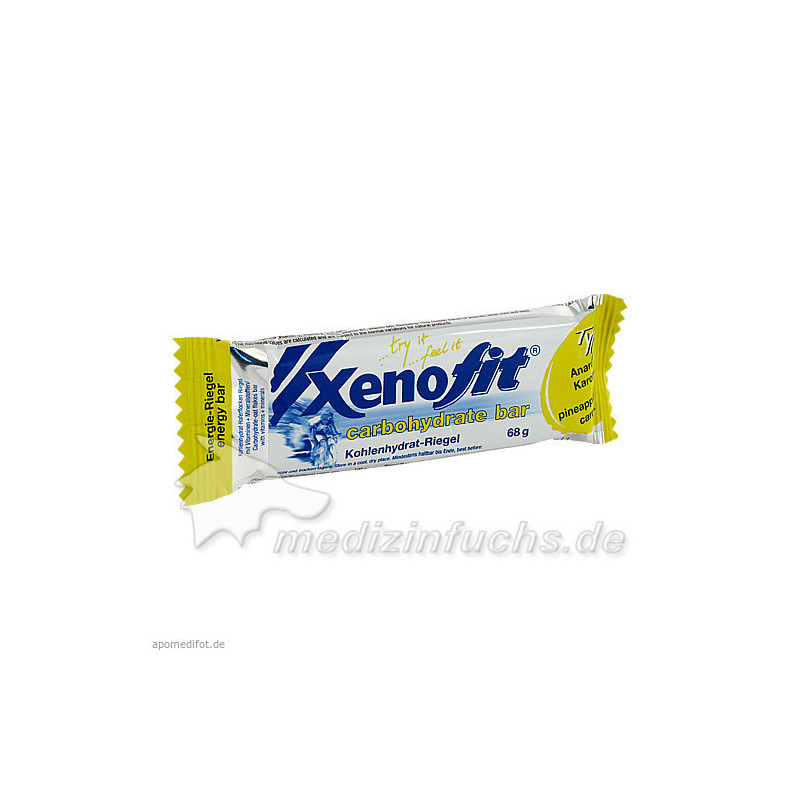 XENOFIT carbohydrate Bar Ananas/Karotte Riegel, 68 G – PZN 3422523
