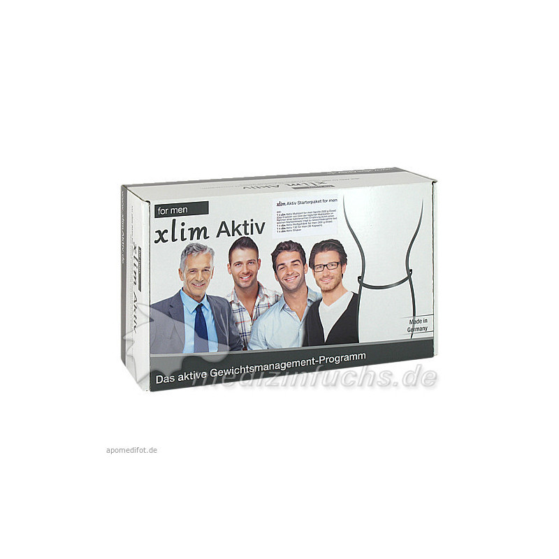 XLIM Aktiv Starterpaket for men Vanille, 1 P – PZN 10001934