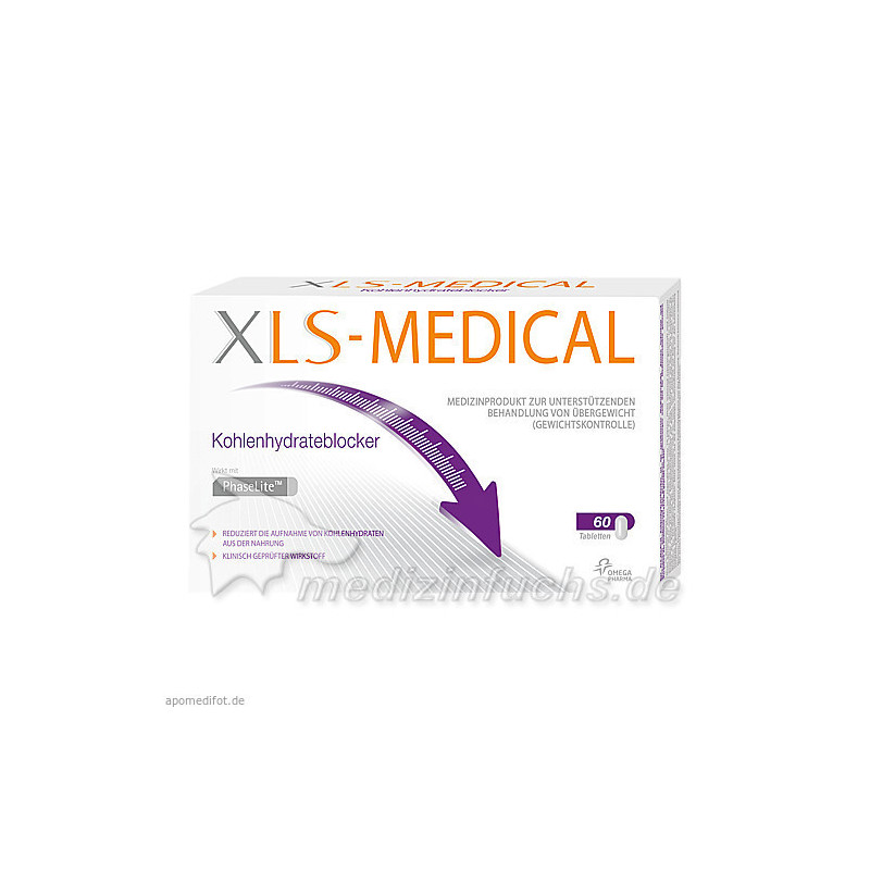 XLS Medical Kohlenhydrateblocker Tabletten, 60 ST – PZN 9076370
