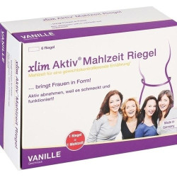 XLIM Aktiv Mahlzeit Riegel Vanille, 6X75 G – PZN 10817334