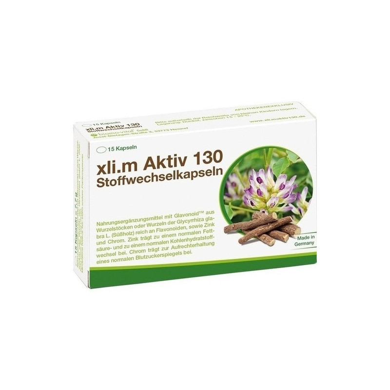 XLIM Aktiv 130 Stoffwechselkapseln, 15 ST – PZN 10280006