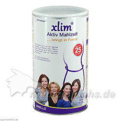 XLIM Aktiv Mahlzeit Vanille Pulver, 500 G – PZN 7123668