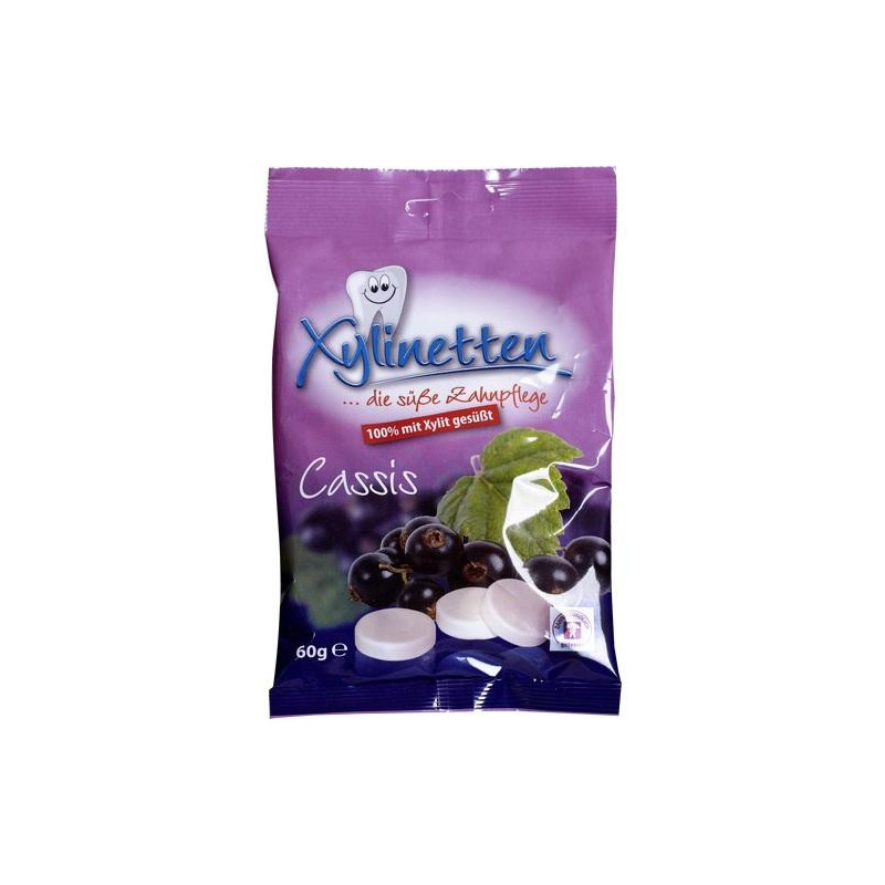 XYLINETTEN Cassis Bonbons, 60 G – PZN 10084133