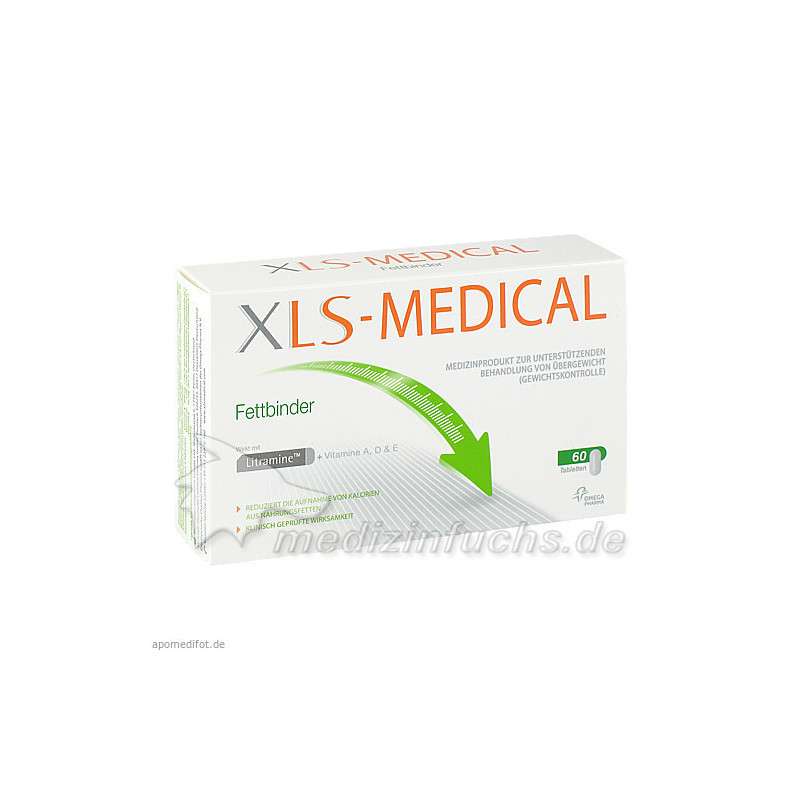 XLS Medical Fettbinder Tabletten, 60 ST – PZN 9076364